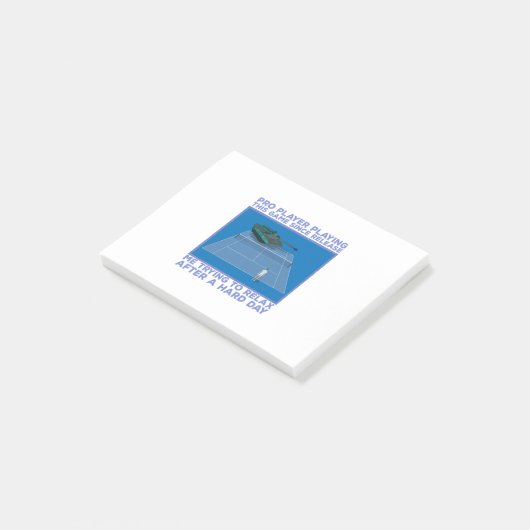 Pro Player die dit spel speelt Post-it® Notes (Schuin)