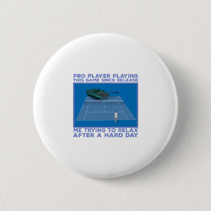Pro Player die dit spel speelt Ronde Button 5,7 Cm
