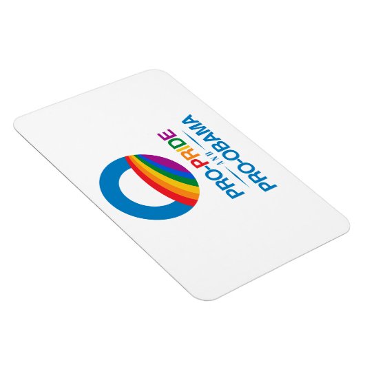 Pro-Pride en Pro-Obama Magneet (Rechterzijde)