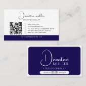PRO QR Code Zakelijke Logo Visitekaartje (Voorkant / Achterkant)