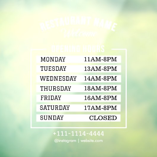 PRO Raamsticker (Vel 3)