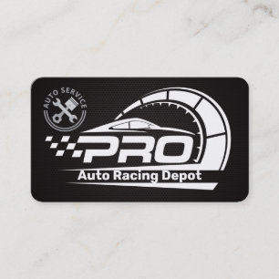 Pro Racing Auto Onderdelen Diensten Technicus Visitekaartje