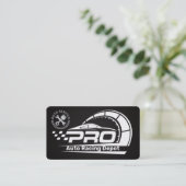 Pro Racing Auto Onderdelen Diensten | Technicus Visitekaartje (Staand voorkant)