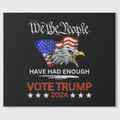 Pro Republikeinse STEM TRUMP 2024 Wij het Volk heb Cadeaupapier (Vlak)