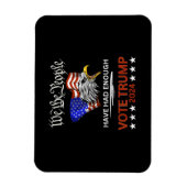 Pro Republikeinse STEM TRUMP 2024 Wij het Volk heb Magneet (Verticaal)