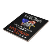 Pro Republikeinse STEM TRUMP 2024 Wij het Volk heb Tegeltje (Zijkant)