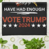 Pro Republikeinse STEM TRUMP 2024 Wij het Volk heb Theedoek (Gevouwen)