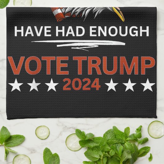 Pro Republikeinse STEM TRUMP 2024 Wij het Volk heb Theedoek (Gevouwen)