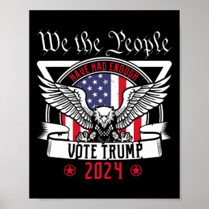 Pro Republikeinse Stem Trump 2025 Trump-aanhangers Poster
