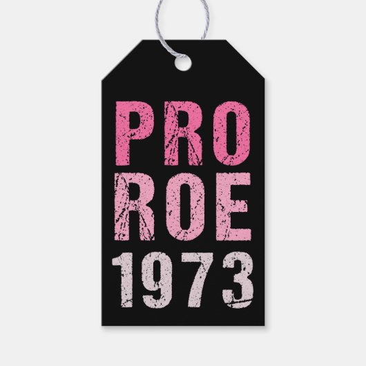 Pro Roe 1973 Cadeaulabel (Voorkant)