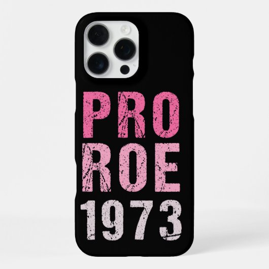 Pro Roe 1973 iPhone Hoesje (Achterkant)