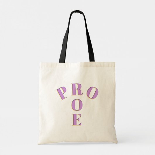 Pro Roe Canvas tas 100% winst 2 gepland ouderschap (Achterkant)