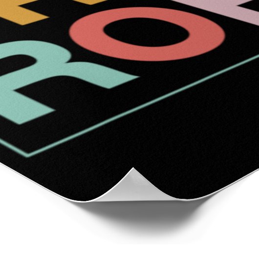 Pro Roe Pro Choice Feminist Poster (Hoek)