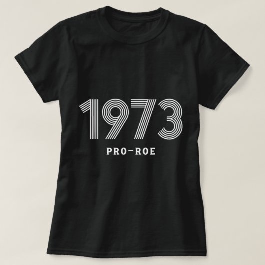 Pro Roe Pro Choice Protest Aboringwetten T-shirt (Design voorkant)