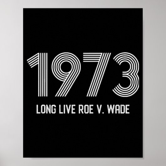 Pro Roe Pro Choice Protest Abortus Ban Poster (Voorkant)