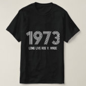 Pro Roe Pro Choice Protest Abortus Ban T-shirt (Design voorkant)