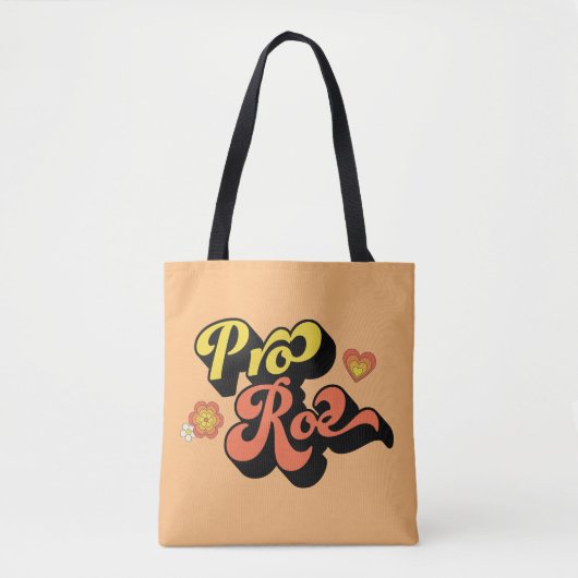Pro Roe Retro Tote Bag (Voorkant)