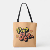 Pro Roe Retro Tote Bag (Achterkant)