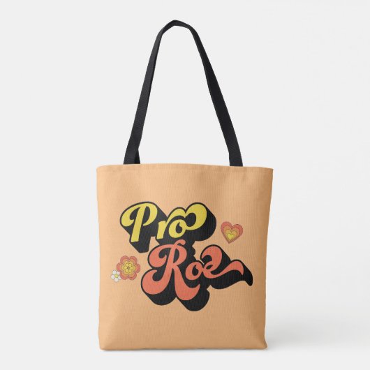 Pro Roe Retro Tote Bag (Achterkant)