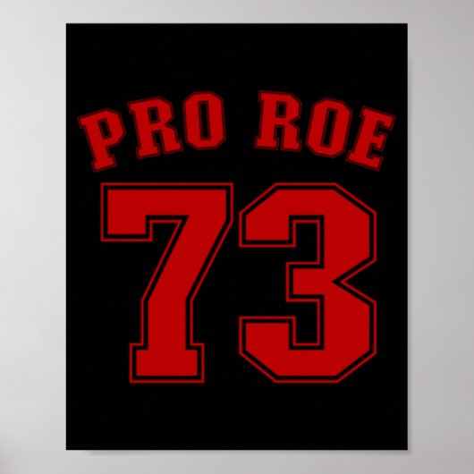 Pro Roe Roe V Wade Women's Rights Feminist Poster (Voorkant)