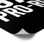 Pro Roe v Wade Pro Choice Feminisme Poster (Hoek)