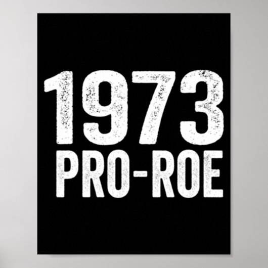 Pro Roe v Wade Pro Choice Feminisme Poster (Voorkant)