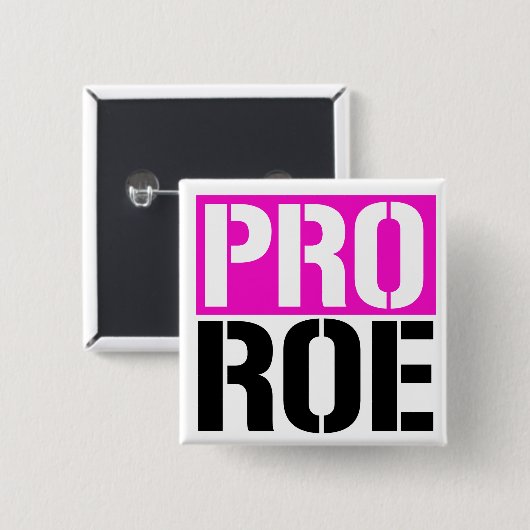 PRO ROE VIERKANTE BUTTON 5,1 CM (Voorkant /achterkant)