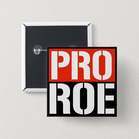 PRO ROE VIERKANTE BUTTON 5,1 CM (Voorkant /achterkant)