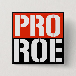 PRO ROE VIERKANTE BUTTON 5,1 CM