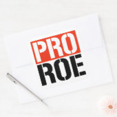 PRO ROE VIERKANTE STICKER (Envelop)
