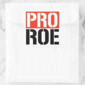 PRO ROE VIERKANTE STICKER (Tas)