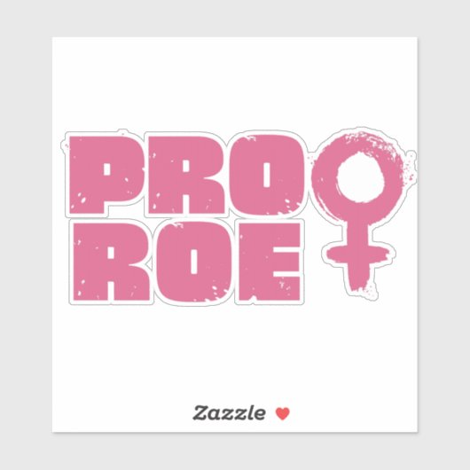 Pro Roe Women's Rights Word Art Vinyl Decal Sticker (Vel)