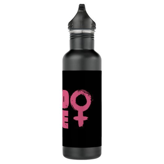 Pro Roe Women's Rights Word Art Waterfles (Rechts)