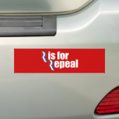 PRO-ROMNEY - R IS VOOR INTREKKING - .png Bumpersticker (Op auto)