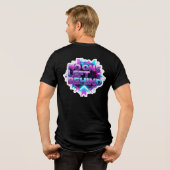 Pro Running Motivatie Tri-Blend Shirt (Achterkant volledig)