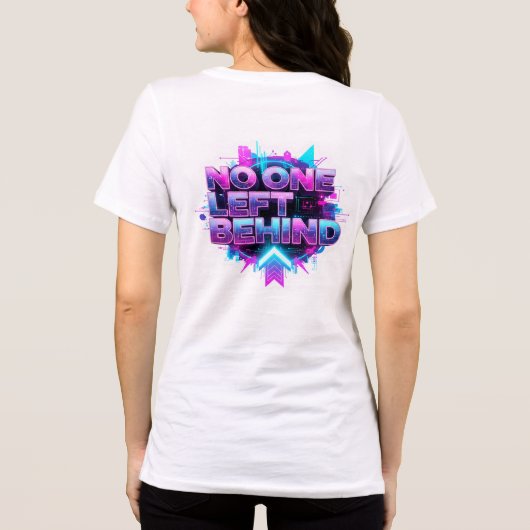 Pro Running Motivatie Tri-Blend Shirt (Achterkant)