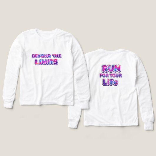 Pro Running Motivation (Voorkant /achterkant)