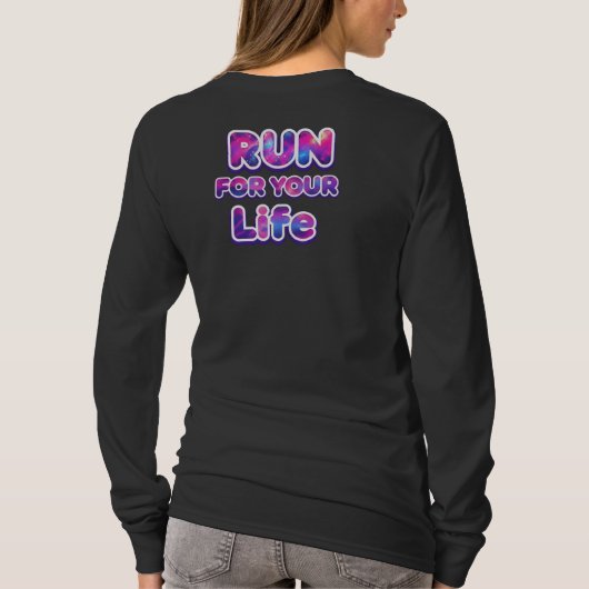 Pro Running Motivation T-shirt (Achterkant)
