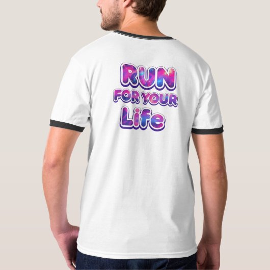 Pro Running Motivation T-shirt (Achterkant volledig)