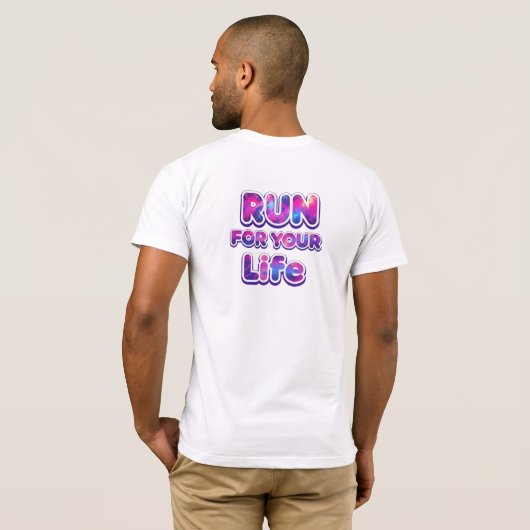 Pro Running Motivation T-shirt (Achterkant volledig)