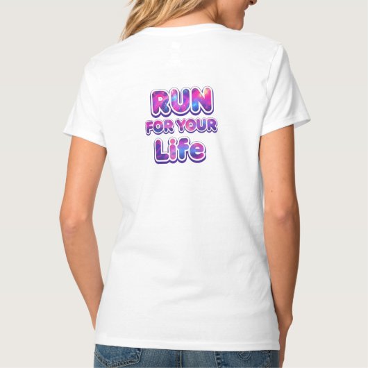 Pro Running Motivation T-shirt (Achterkant)