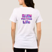 Pro Running Motivation Tri-Blend Shirt (Achterkant)