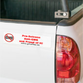 Pro-Science Anti-GGO-Bumpersticker Bumpersticker (Op Truck)