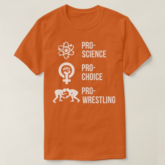 Pro Science Pro Choice Pro Wrestling Premium 1704 T-shirt (Design voorkant)