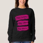 Pro Science Pro Choice Pro Wrestling Trui<br><div class="desc">Pro Science Pro Choice Pro Wrestling</div>