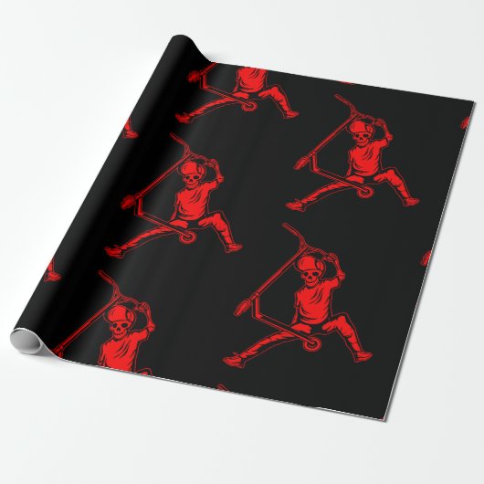 Pro Scooter Free Rider Tricks Cadeaupapier (Uitgerold)