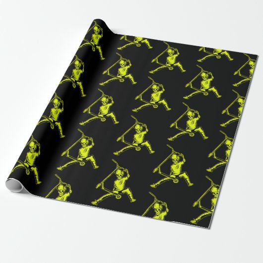 Pro Scooter Free Rider Tricks Cadeaupapier (Uitgerold)