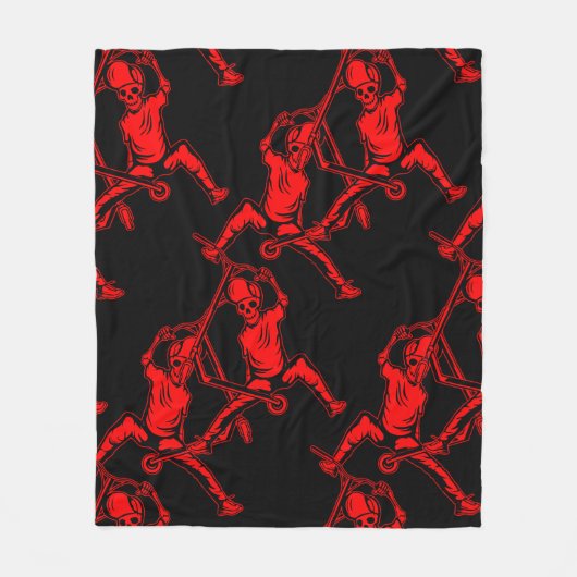 Pro Scooter Free Rider Tricks Fleece Deken (Voorkant)