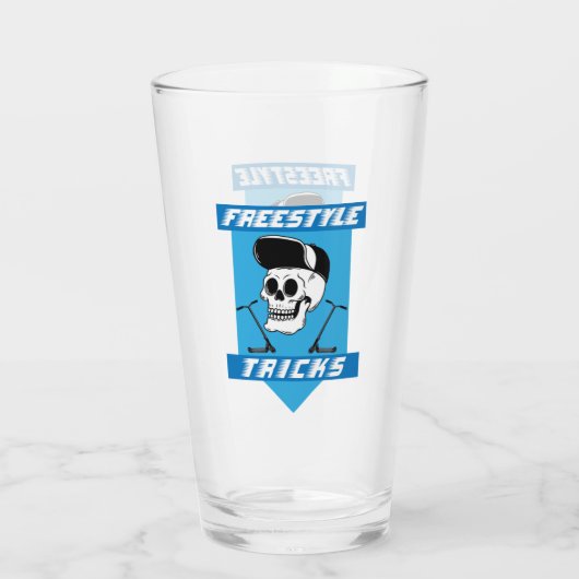 Pro Scooter Free Rider Tricks Glas (Achterkant)