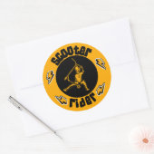 Pro Scooter Free Rider Tricks Ronde Sticker (Envelop)